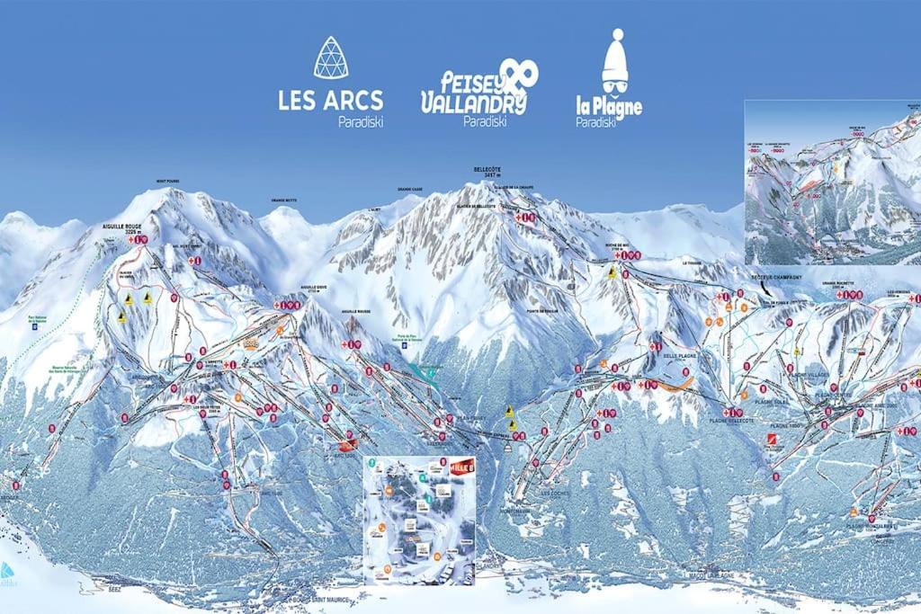 Residence Le Rami, Appartement 5 Personnes Ski Au Pied La Plagne Extérieur photo